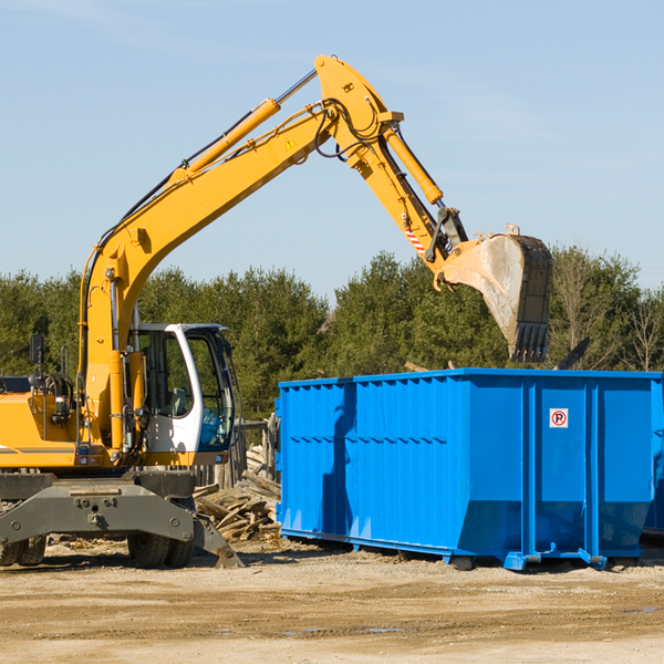 what happens if the residential dumpster is damaged or stolen during rental in Frohna Missouri